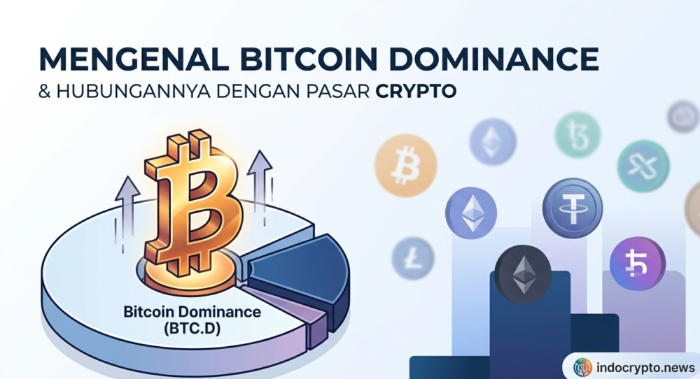 Infografis Mengenal Bitcoin Dominance BTC.D dan hubungannya dengan pasar crypto