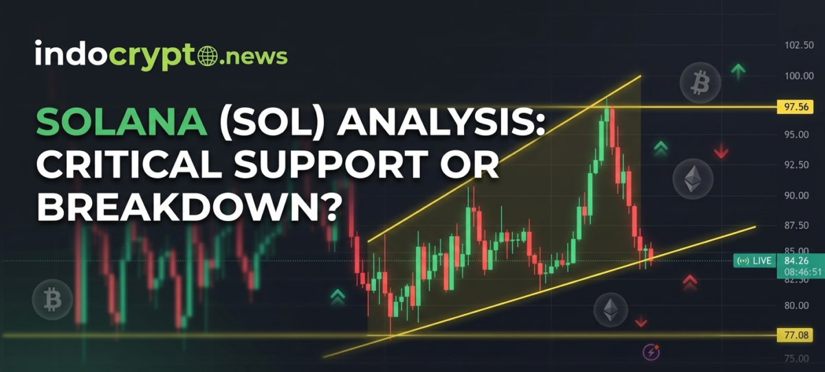 Analisis harga Solana SOL USDT harian di area support krusial indocrypto news