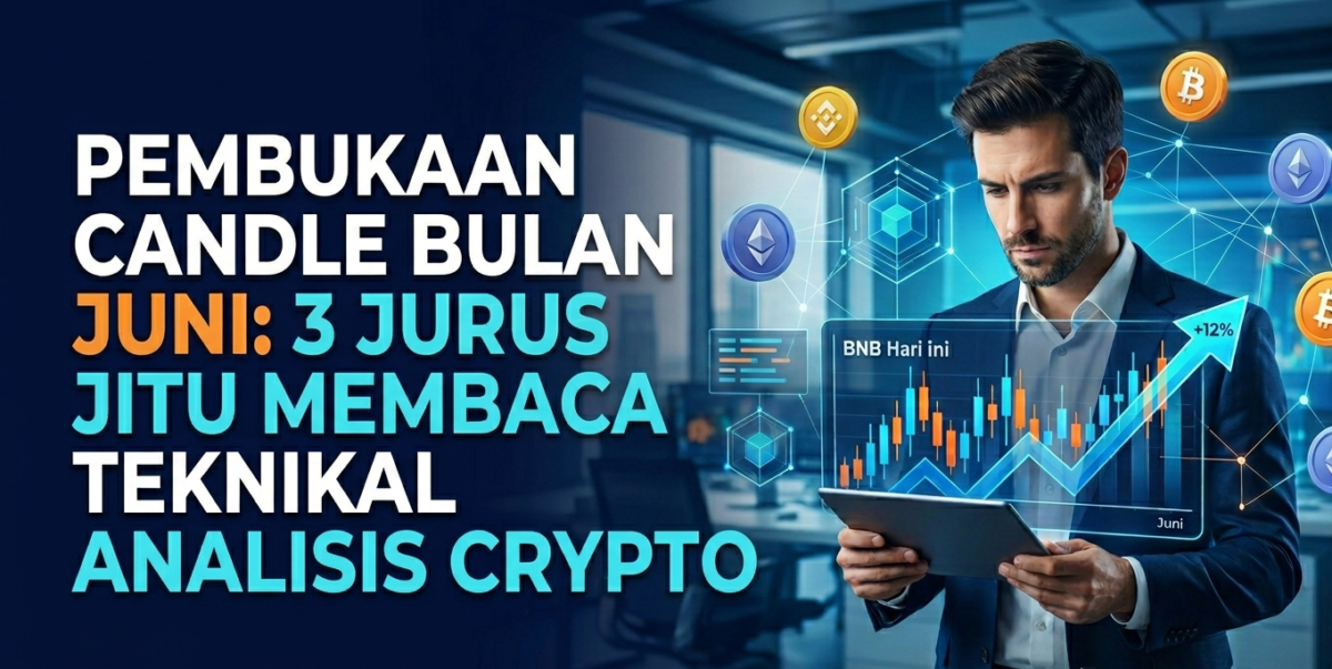 Candle Bulan Juni: 3 Rahasia BacaTeknikal Crypto, Auto Cuan!