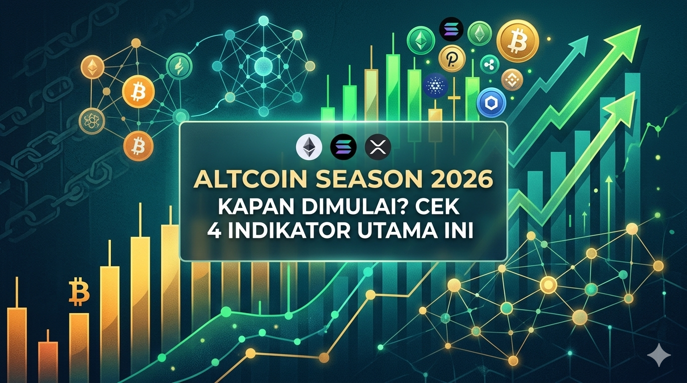 Indikator altcoin season 2026 dan grafik pergerakan pasar kripto