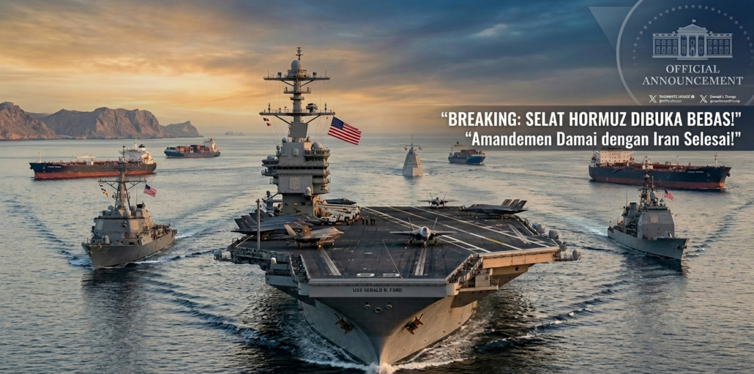 perang iran as berakhir, dibukanya selat hormuz