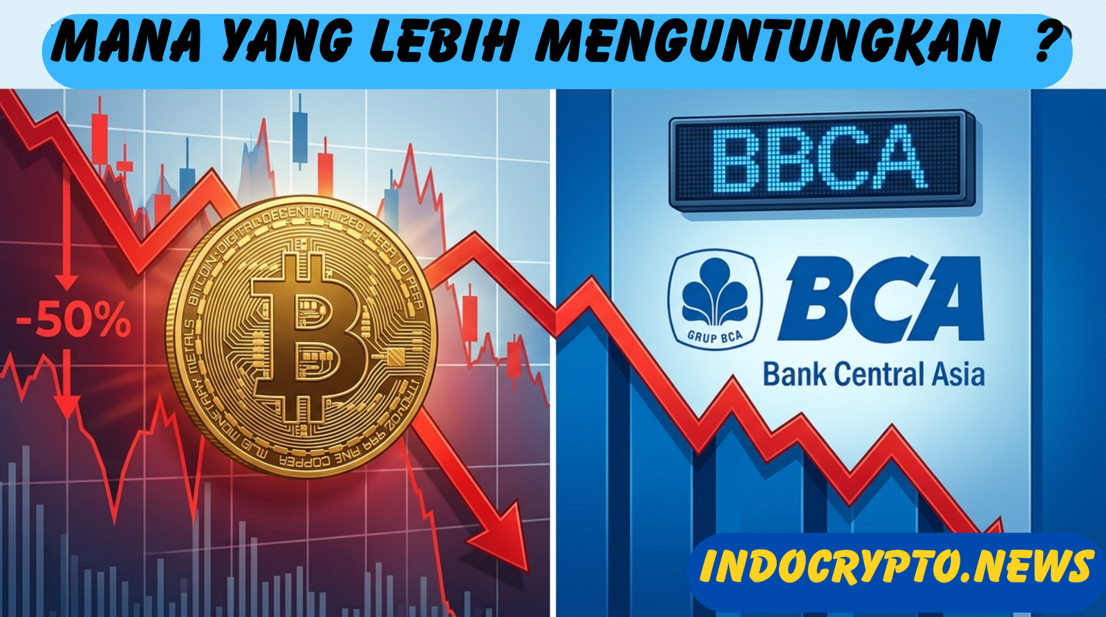 mana yang lebih menguntungkan, bitcoin atau bbca ?